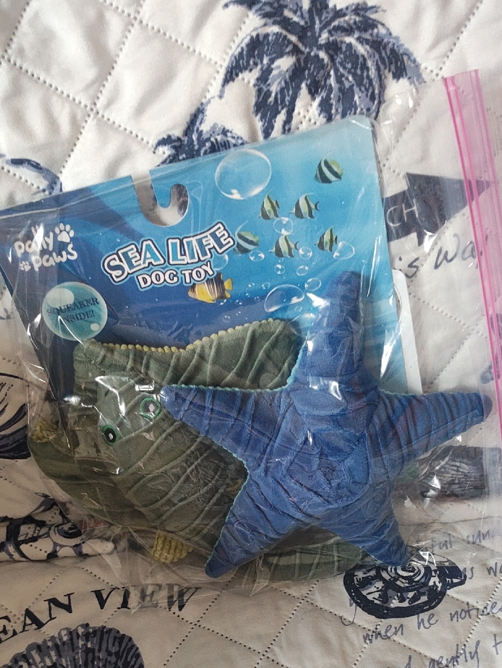 PETS: SEA LIFE DOG TOY SET
